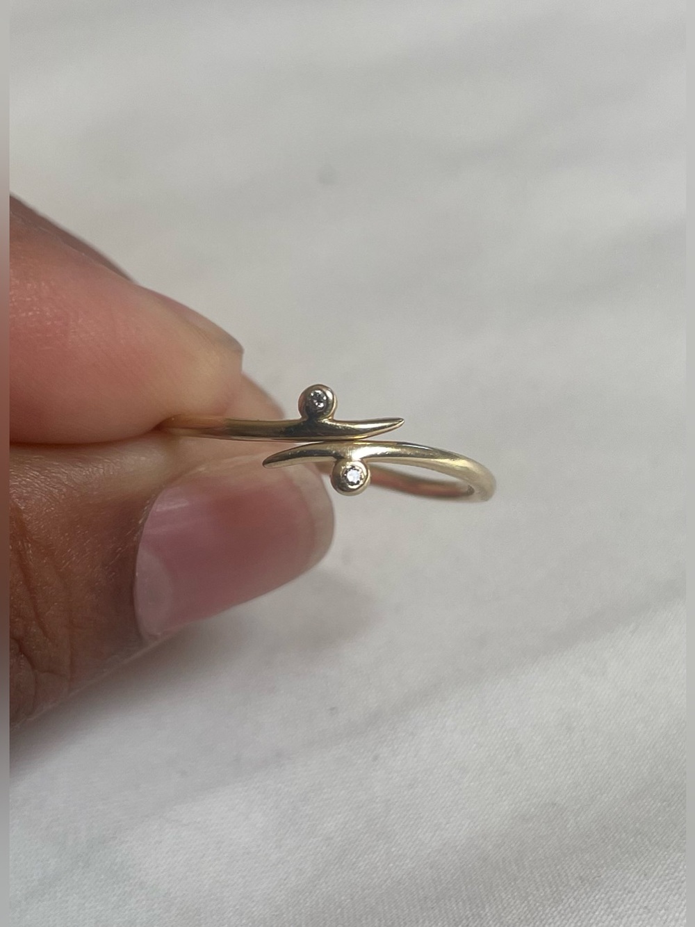 Gabriel & Co 14k Gold Diamond Band